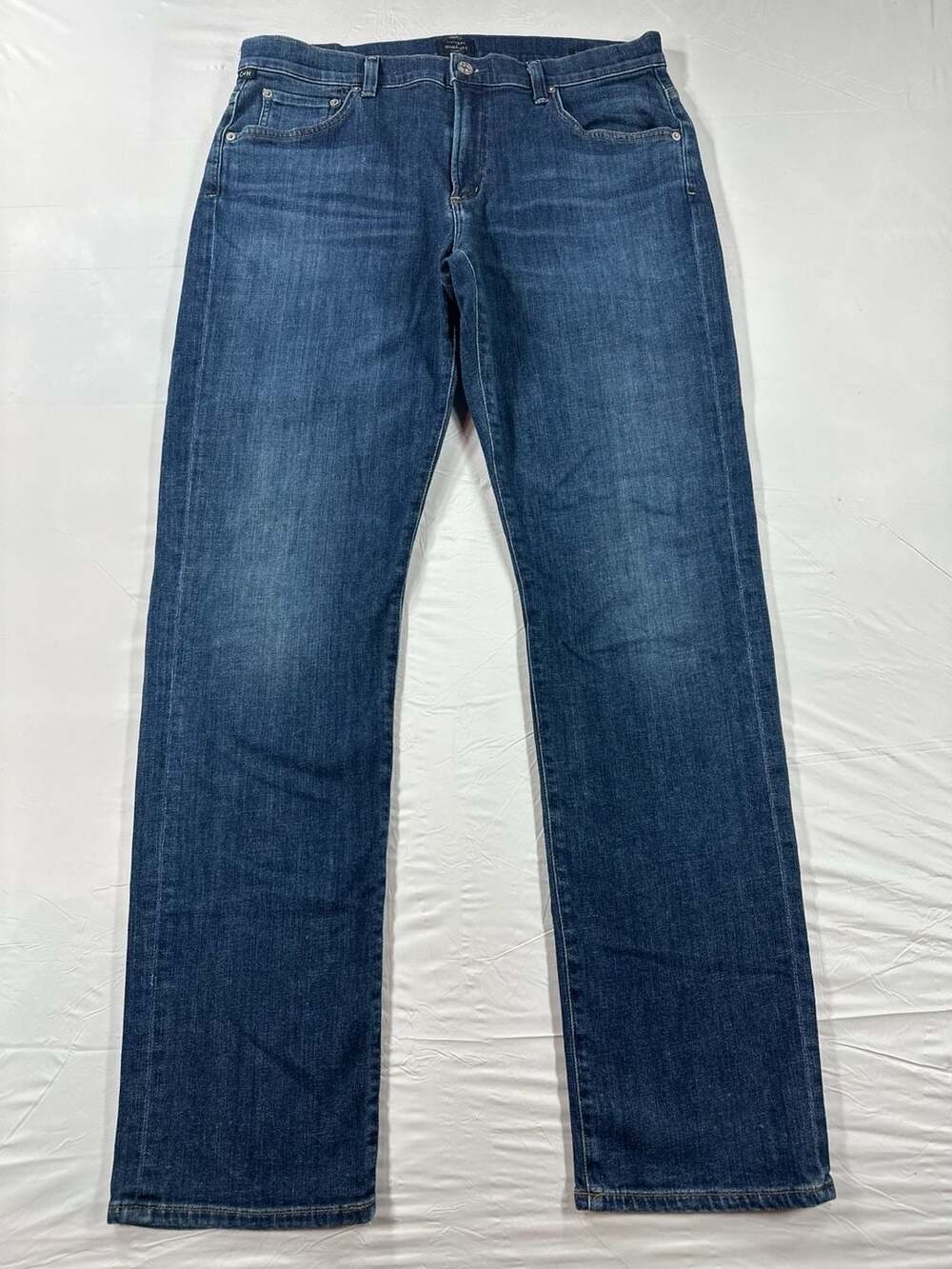 Citizens of Humanity Gage Straight Jeans Mens Size 38 Dark Wash Made in USA